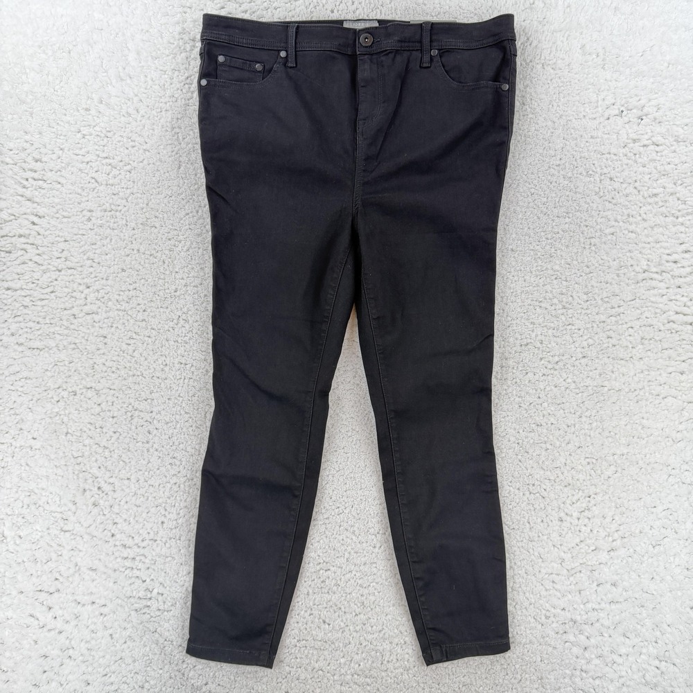 Torrid Midfit Super Skinny Super Soft Jeans Womens 16S Plus Black Mid Rise NWT